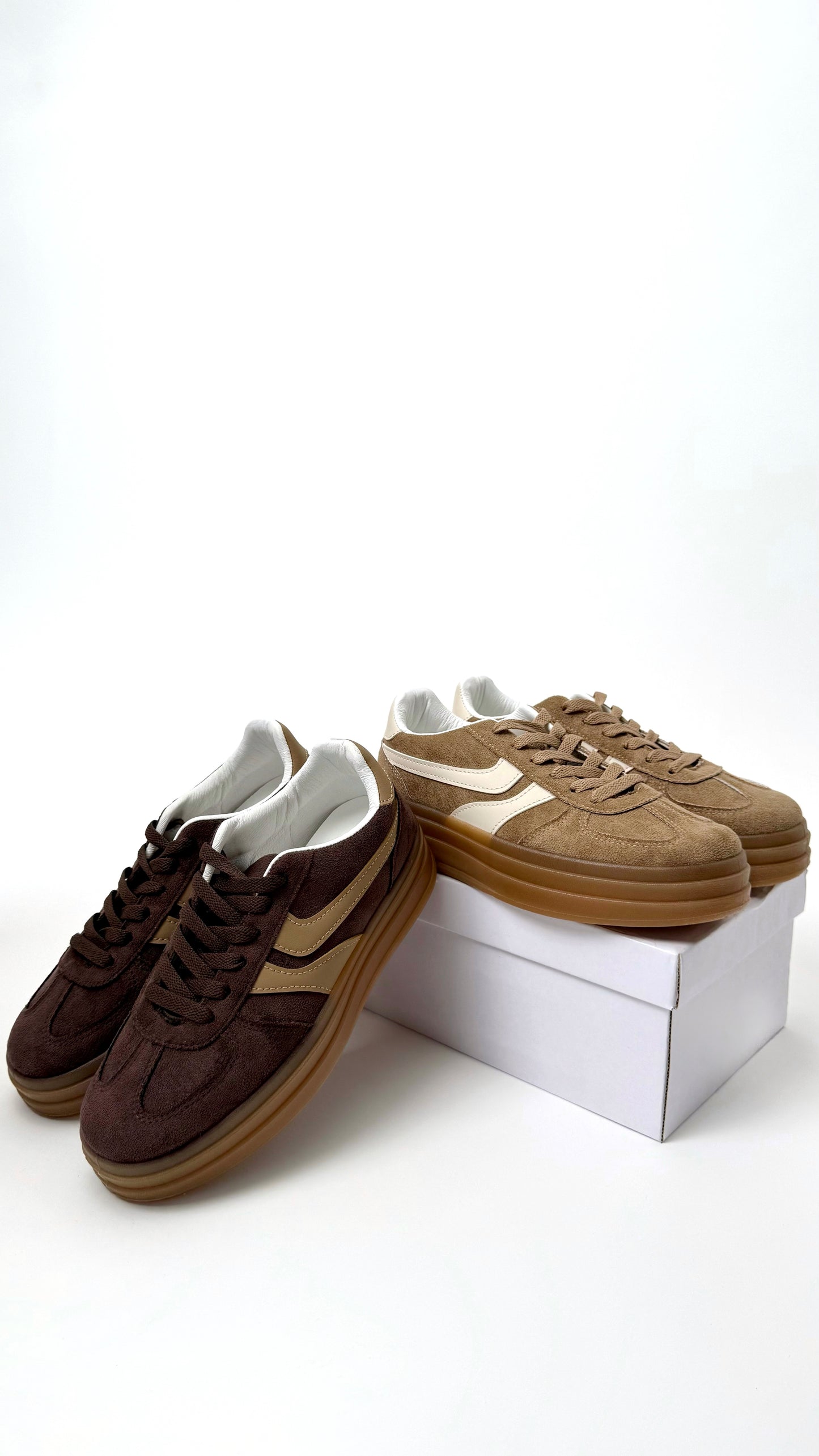 Кеди замшеві шоколадні