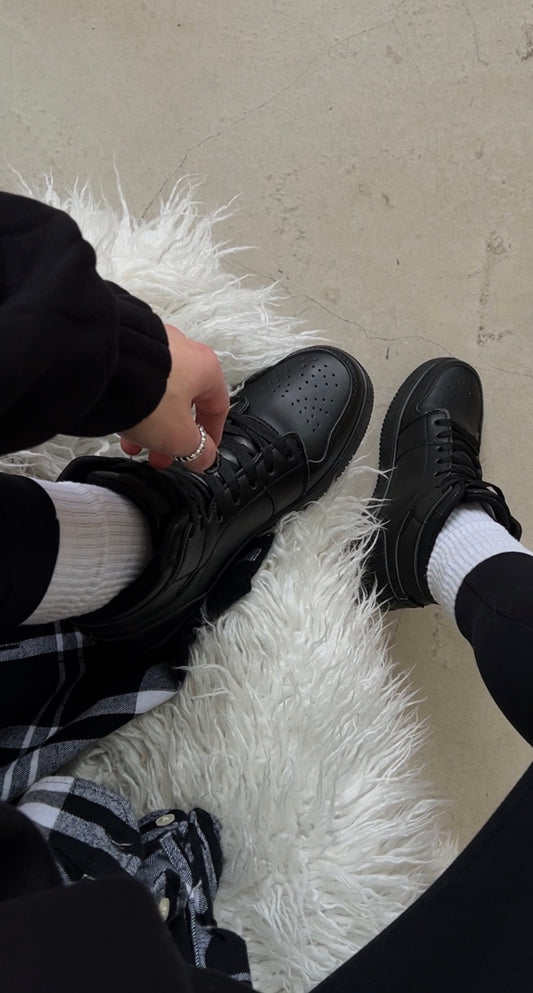 Кросівки завищені чорні Jordan